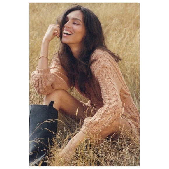 NWT Spell & The Gypsy Yellowstone Knit Cardigan In Caramel Size M/L - Picture 4 of 14